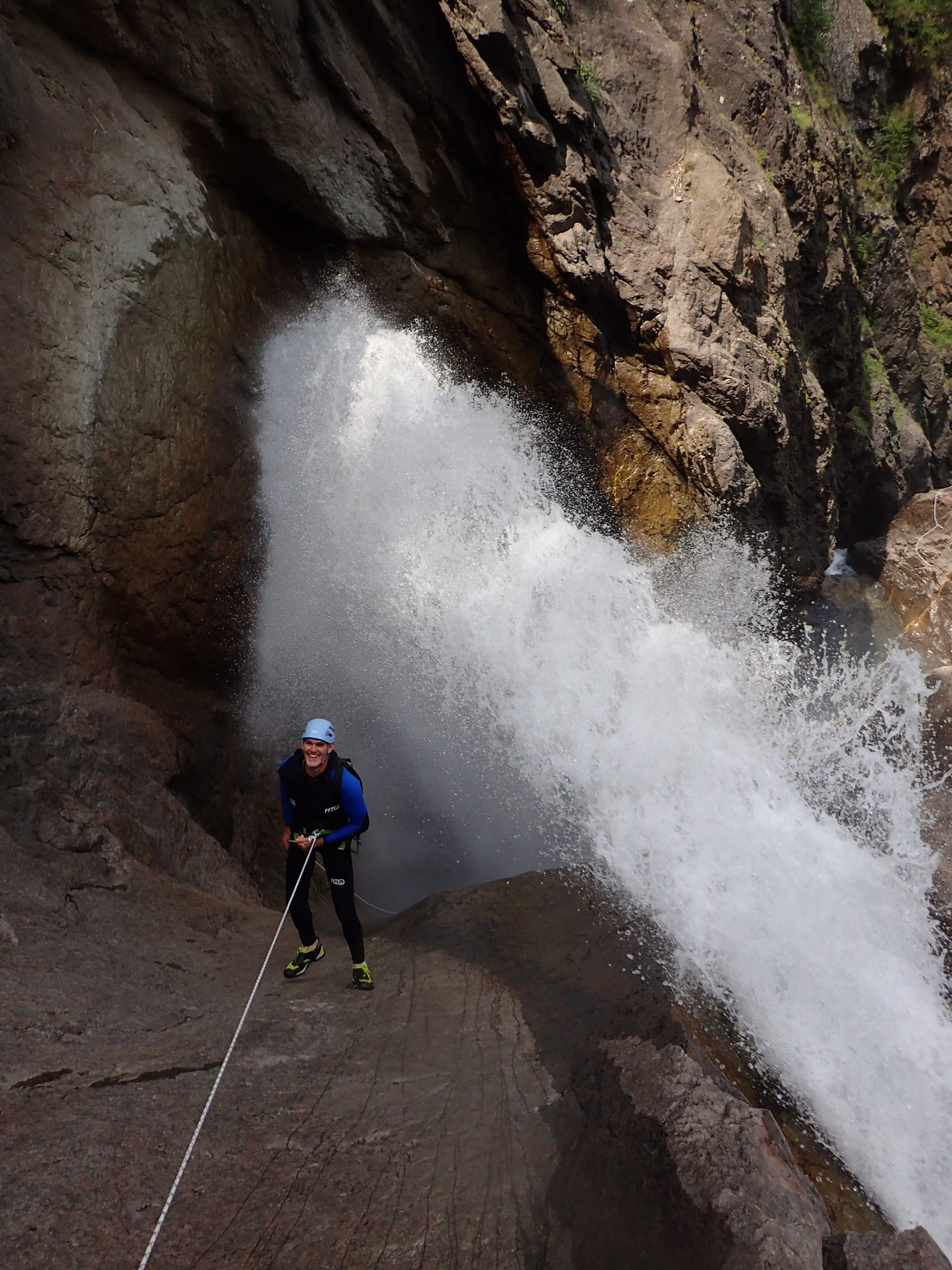 Descente en rappel Canyoning